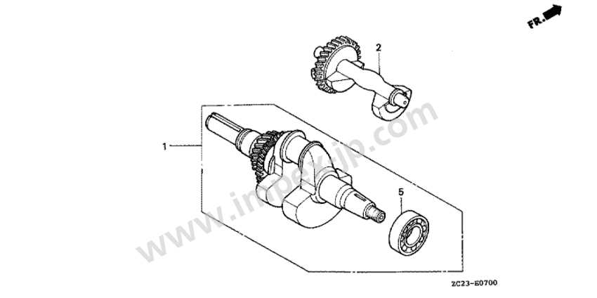 honda eb5000x parts diagram