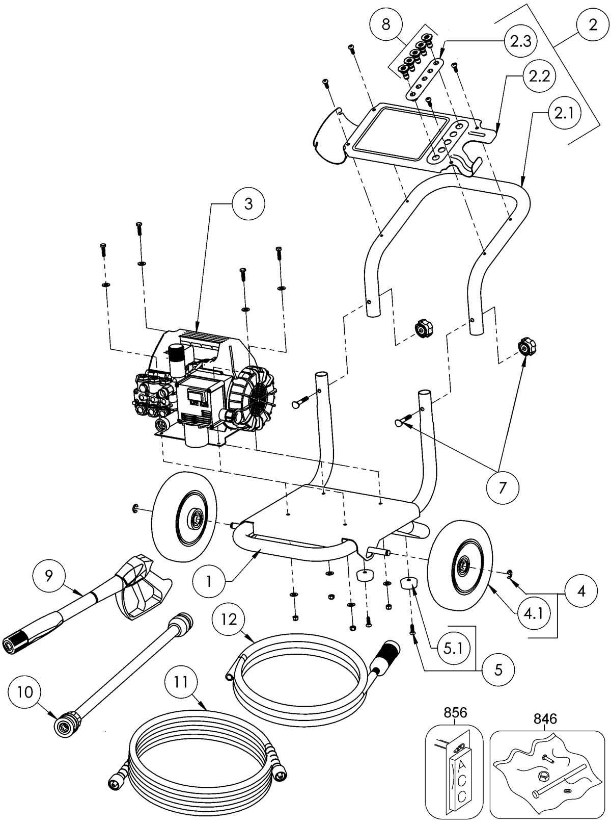 craftsman 3000 psi pressure washer parts diagram