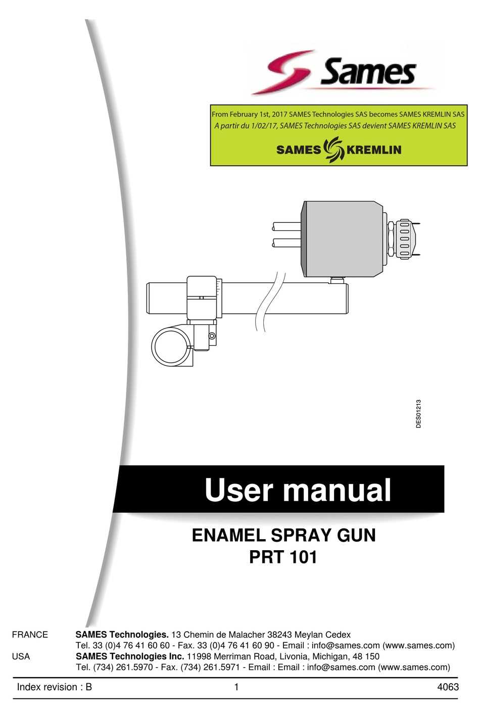 kremlin spray gun parts diagram