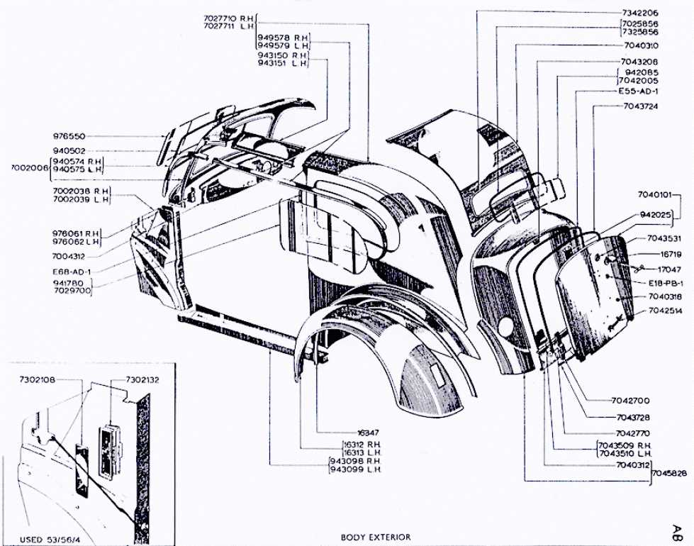 car parts exterior diagram car parts exterior diagram