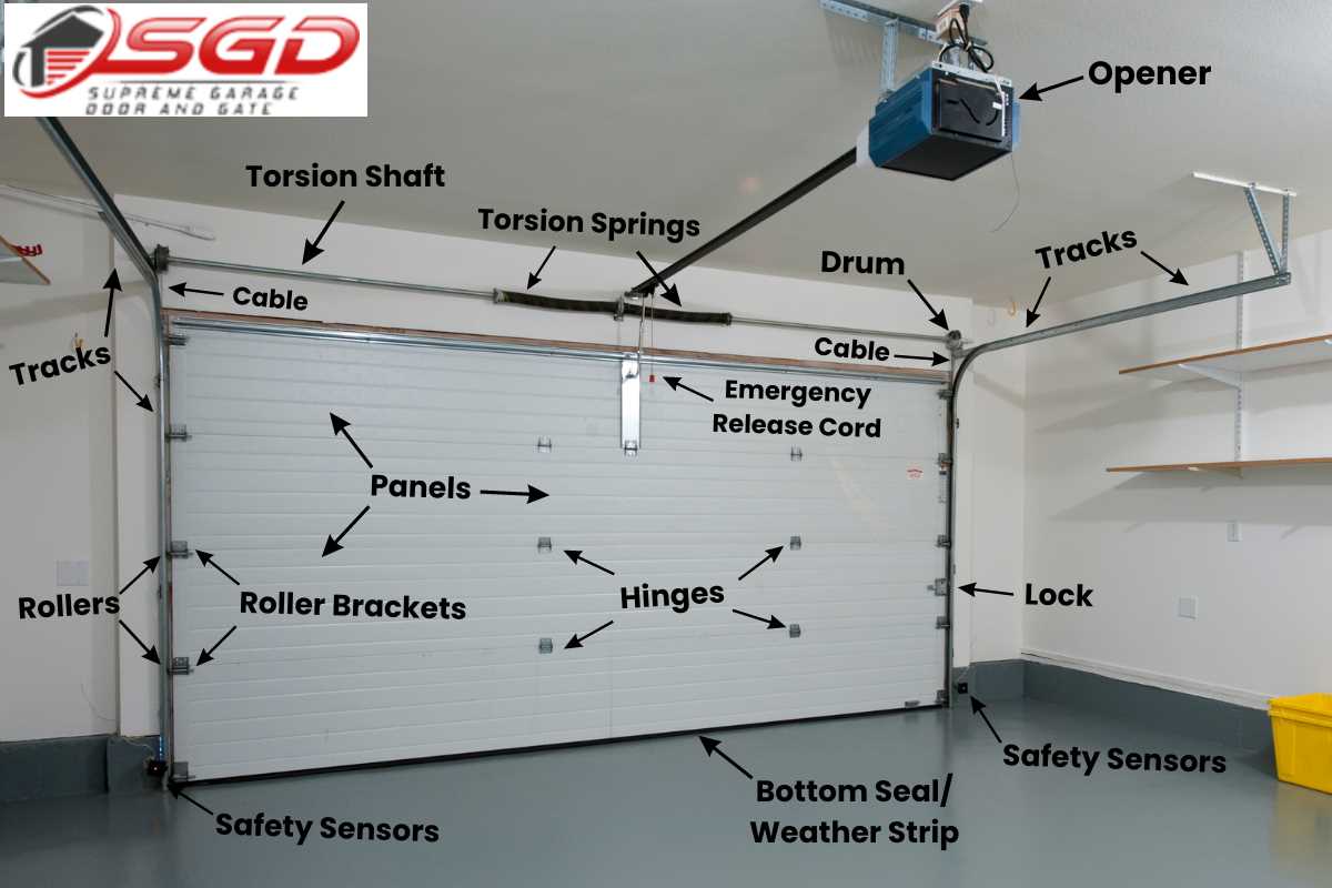 garage door opener diagram parts garage door opener diagram parts