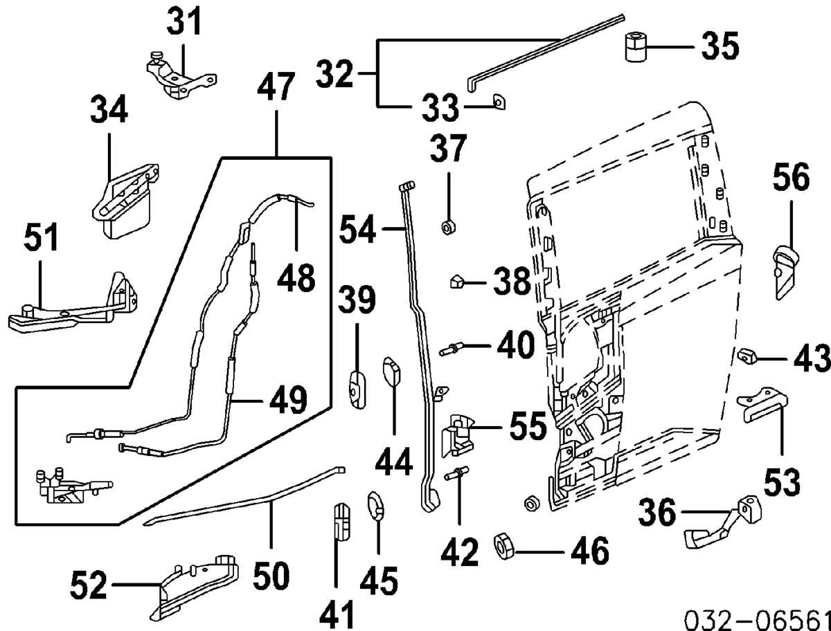 honda odyssey sliding door parts diagram