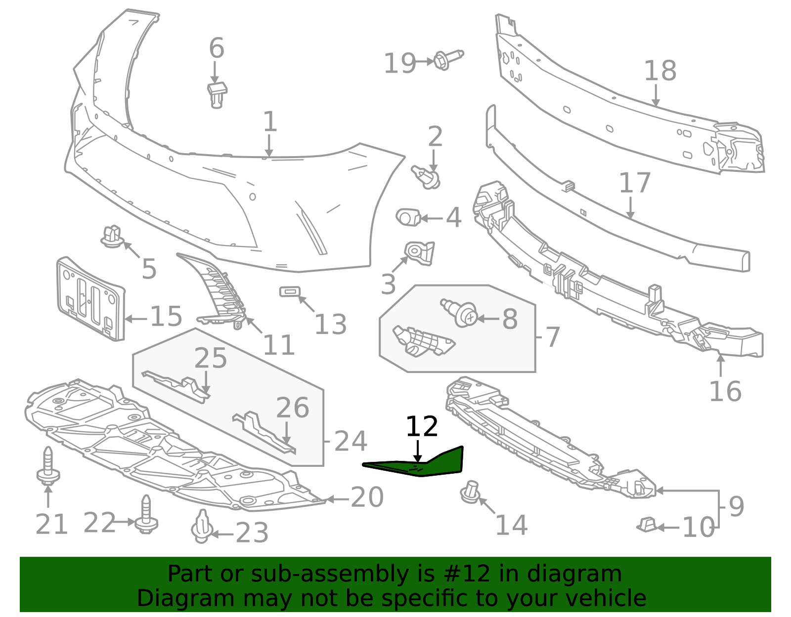 toyota camry front end parts diagram