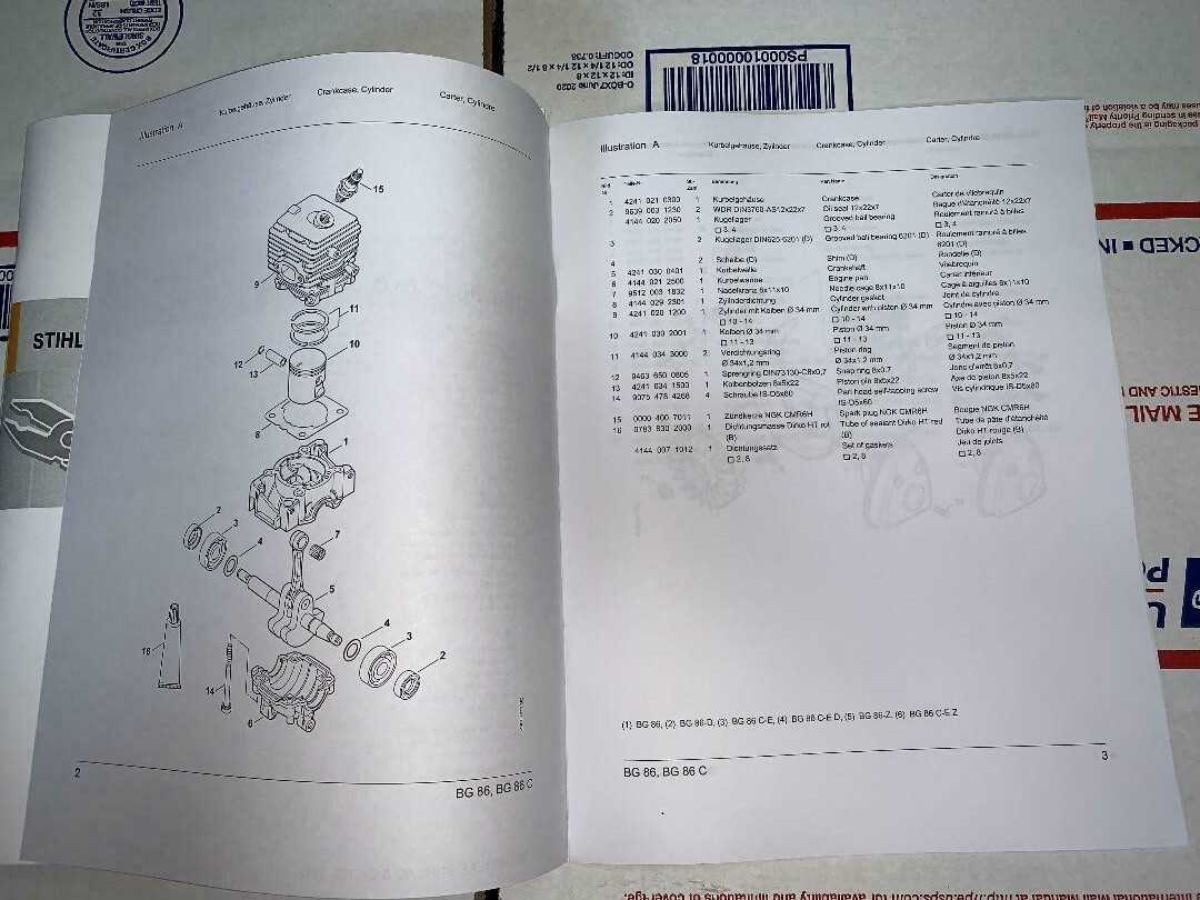 stihl bg56c parts diagram