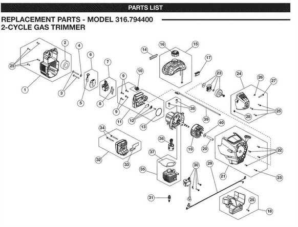 craftsman t2400 parts diagram